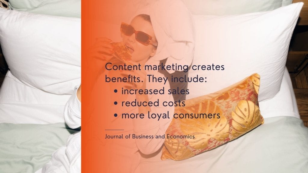 Contentmarketing verbetert klantloyaliteit en directe boekingen