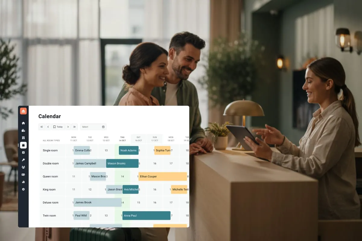 Manage guests dashboard