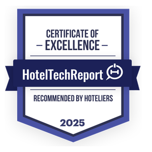 HotelTechReport Certificate of Excellence 2025