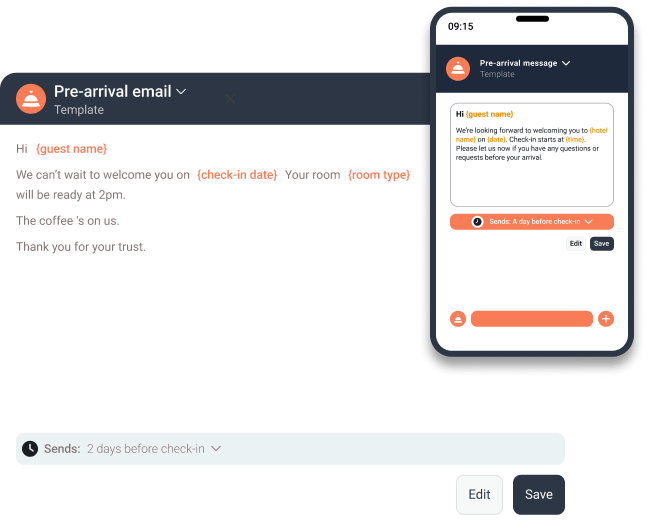 Sirvoy guest communication automations