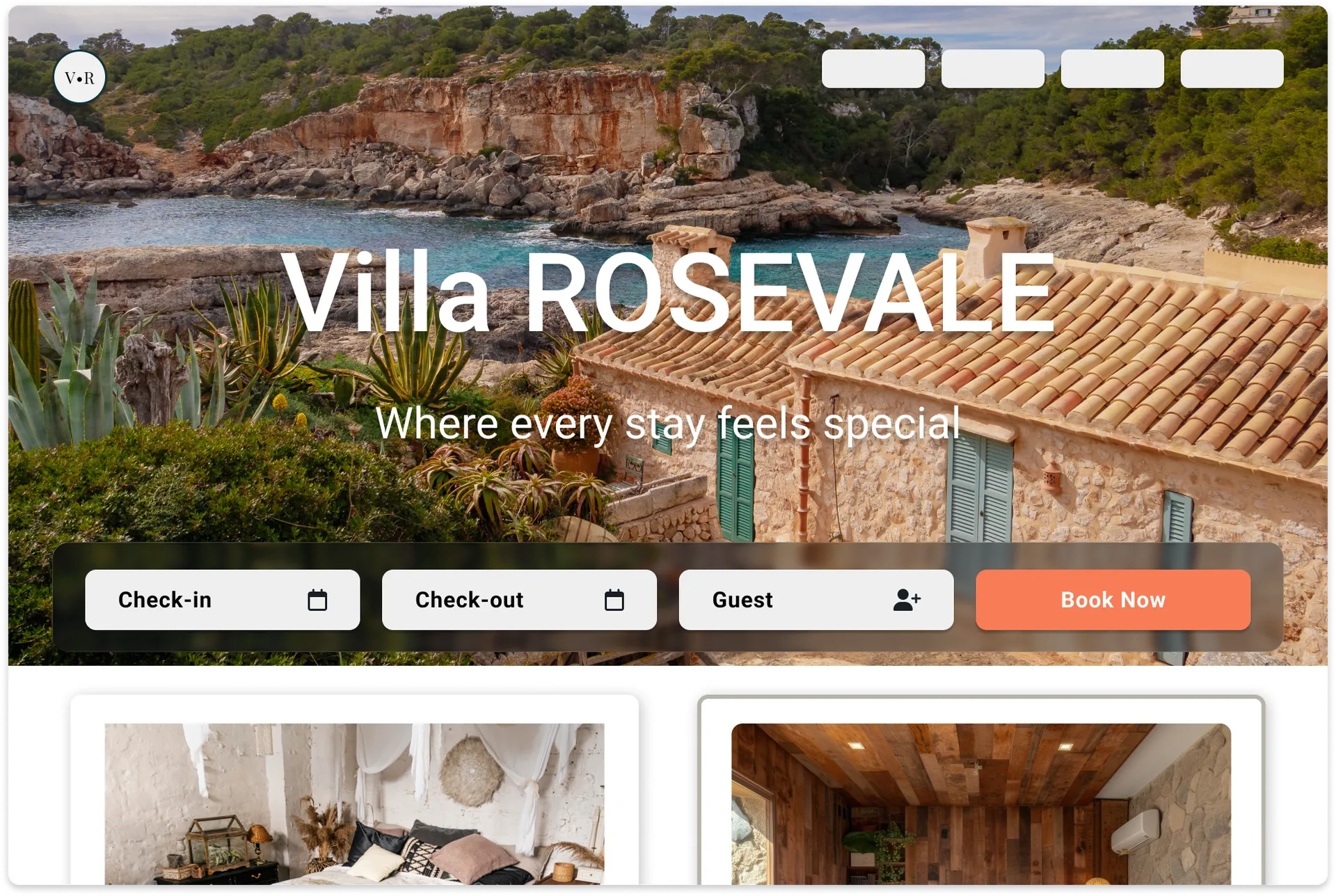 Sirvoy website builder preview