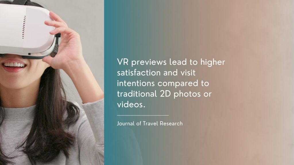 VR improves guest satisfaction and is a trend in 2024
